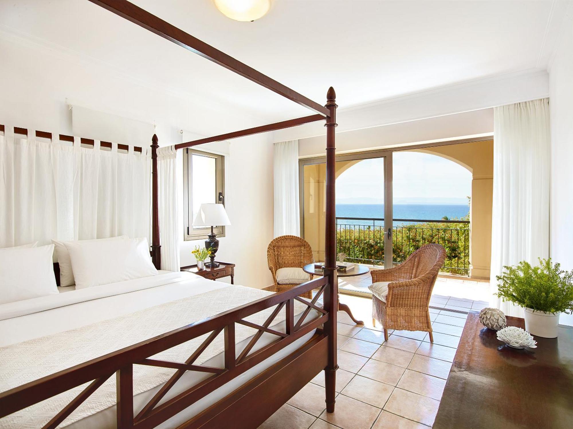 Grecotel Luxme Oasis At Riviera Olympia & Aqua Park 卢特拉基利尼斯 外观 照片