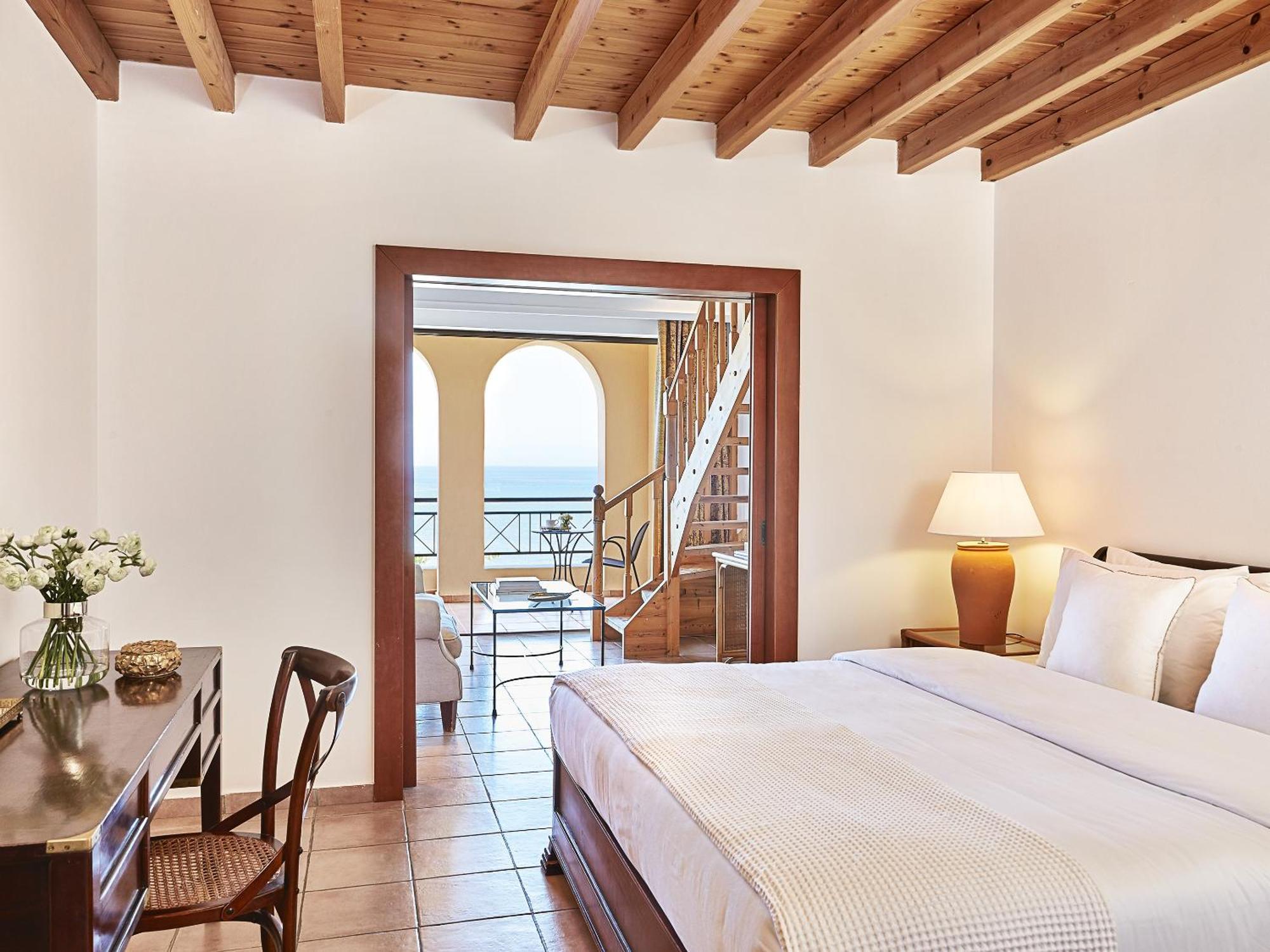 Grecotel Luxme Oasis At Riviera Olympia & Aqua Park 卢特拉基利尼斯 外观 照片