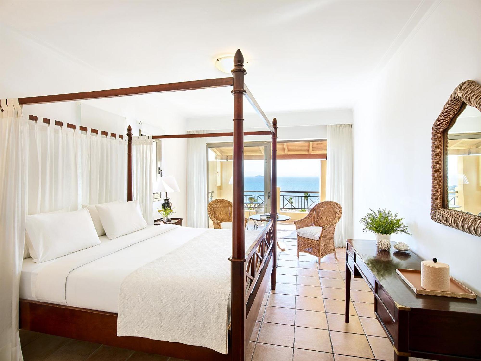 Grecotel Luxme Oasis At Riviera Olympia & Aqua Park 卢特拉基利尼斯 外观 照片