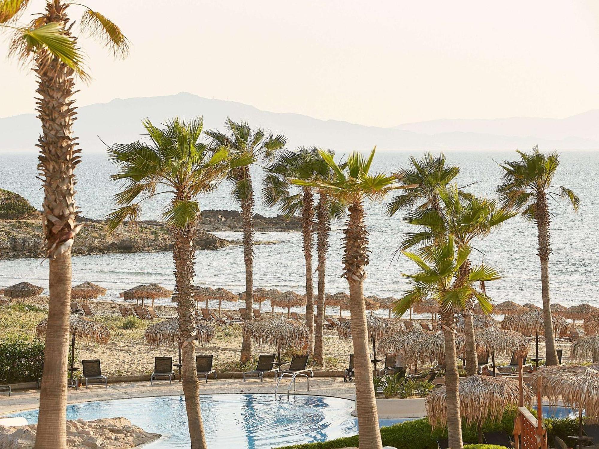 Grecotel Luxme Oasis At Riviera Olympia & Aqua Park 卢特拉基利尼斯 外观 照片